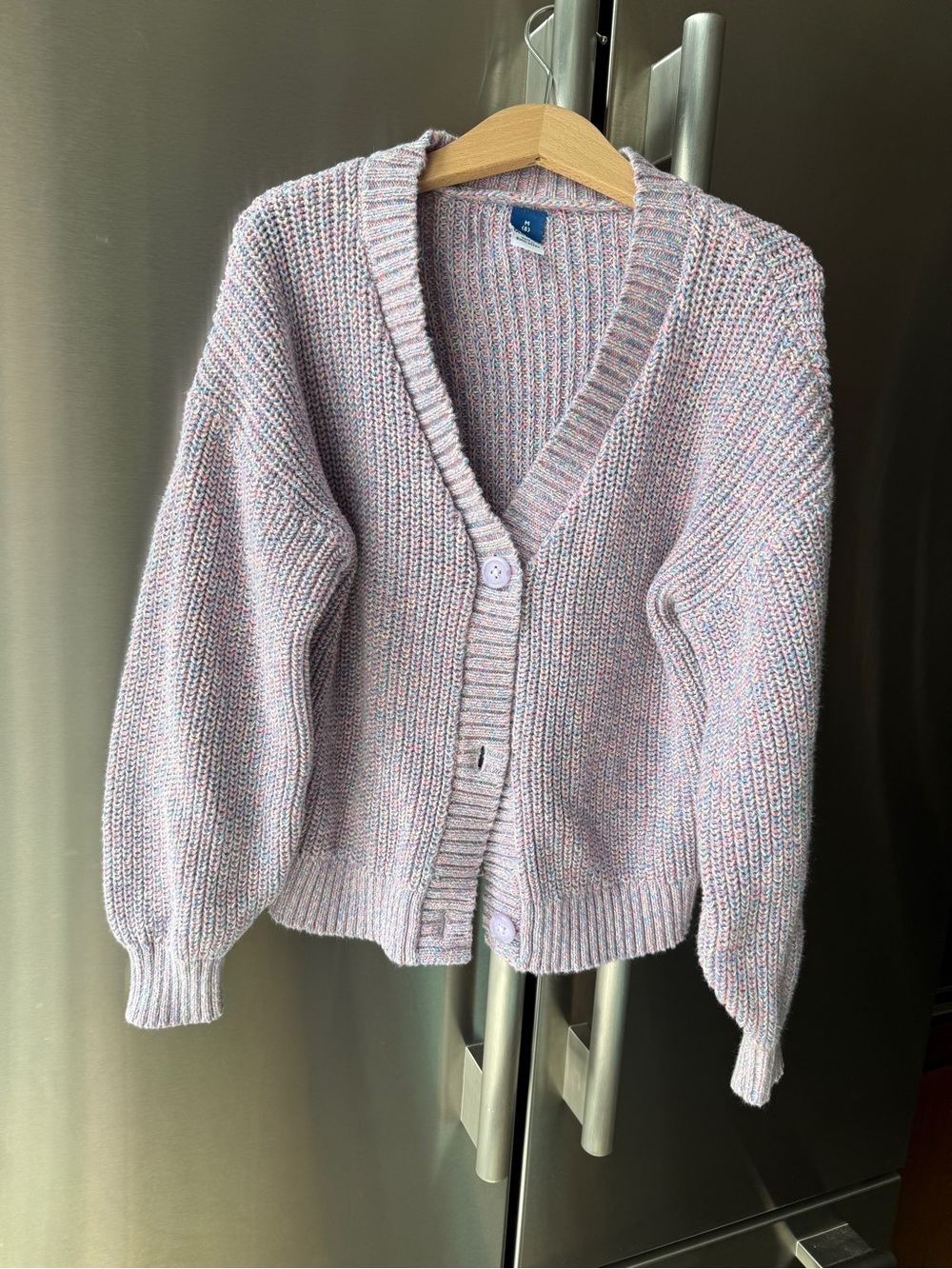Old Navy Pastel Lavender Button-Front Cardigan